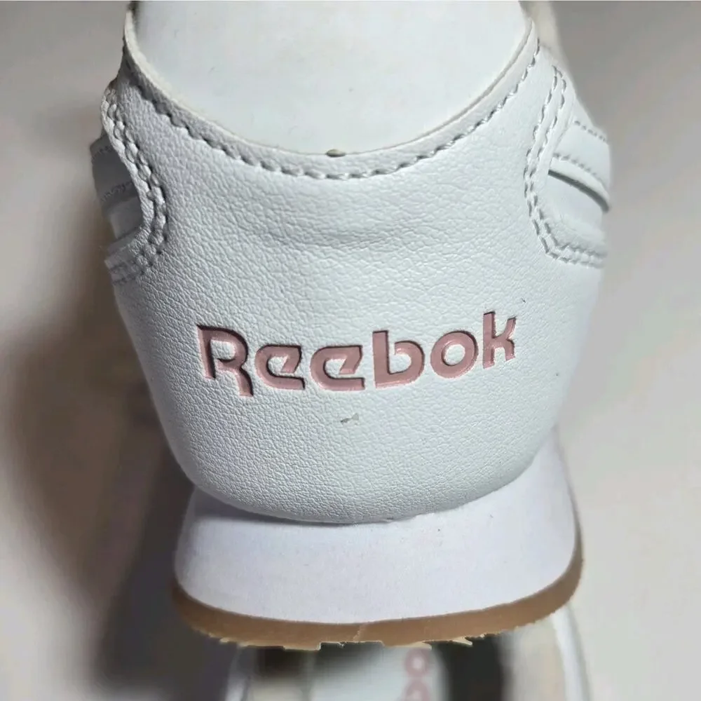 Reebok Royal Glide LX White Pink GALAXY3 Sneakers Womens Size 8 1222R30115W